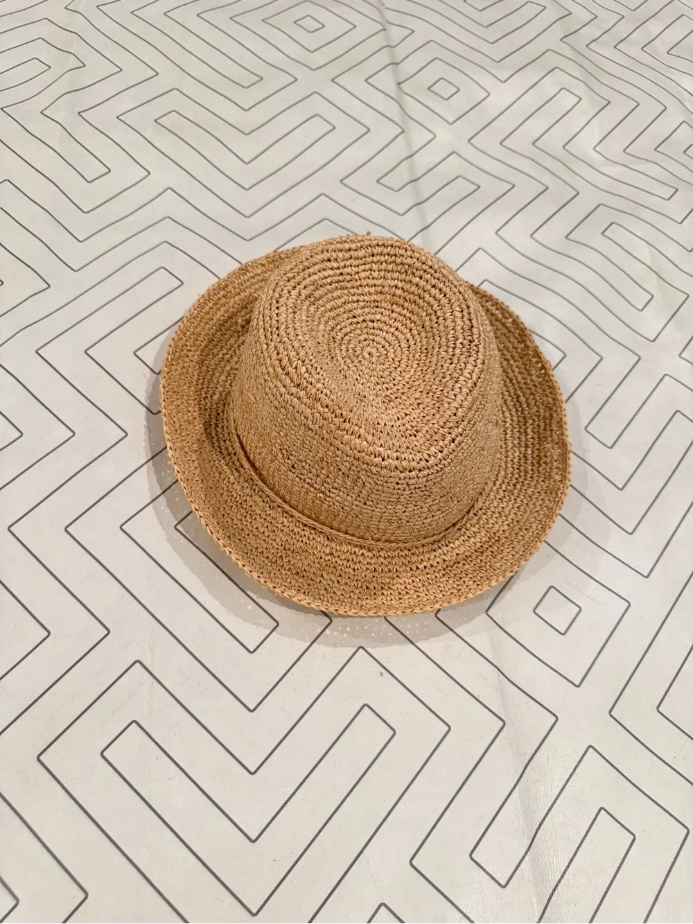 San Diego Hat Rattan Fedora Hat